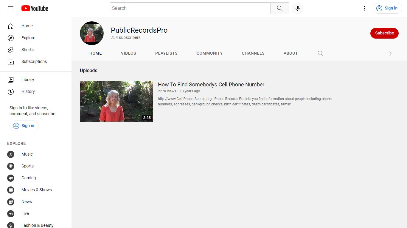 PublicRecordsPro - YouTube